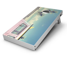 Load image into Gallery viewer, Beach Trip CornHole Board Skin Decal Kit