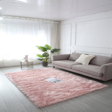 Load image into Gallery viewer, Cozy Ultra Soft Fluffy Faux Fur Pink Area Rug