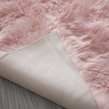 Load image into Gallery viewer, Cozy Ultra Soft Fluffy Faux Fur Pink Area Rug