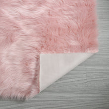 Load image into Gallery viewer, Cozy Ultra Soft Fluffy Faux Fur Pink Area Rug
