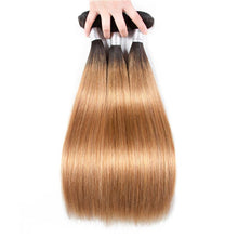 Load image into Gallery viewer, BeuMax 1B/27 Straight Hair BUNDLES with CLOSURES & FRONTALS