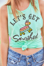 Load image into Gallery viewer, My Final Fiesta | Let's Get Smashed - Mexico Theme Muscle Tanks